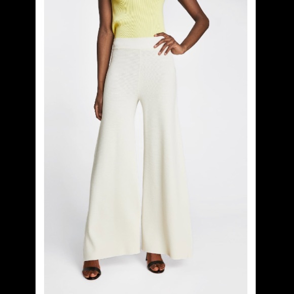 Zara soft ecru trousers - Picture 3 of 4